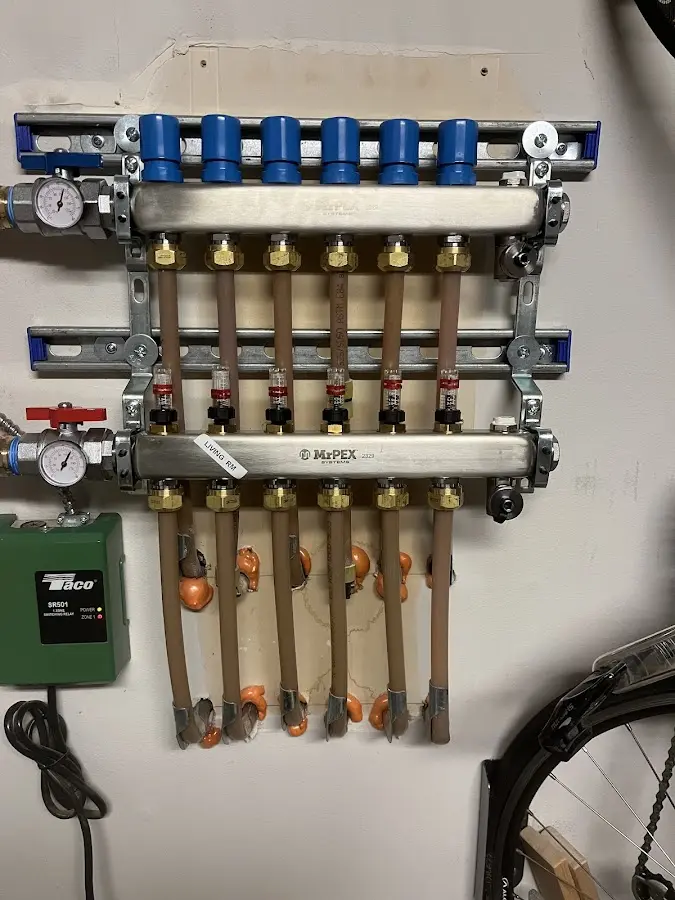 Plumber performing Leak Detection at a residential property in Rossville